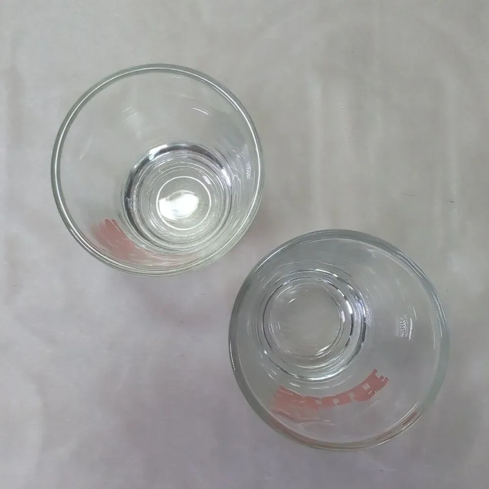 Stuff Magazine Shot Glass Set of 2 VTG Glasses 1 oz
